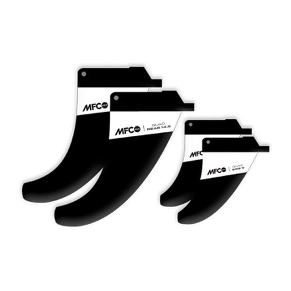 MFC Quad Sides Wave Carbon ( Set x 2 fins)