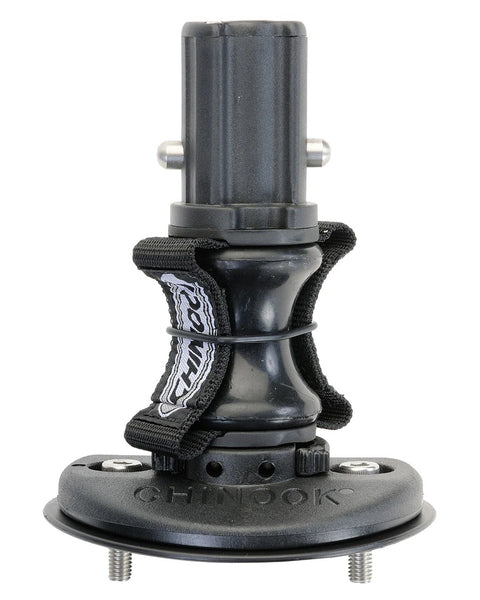 Chinook 2 BOLT QR SYSTEM US CUP WITH RUBBER JOINT MAST BASE